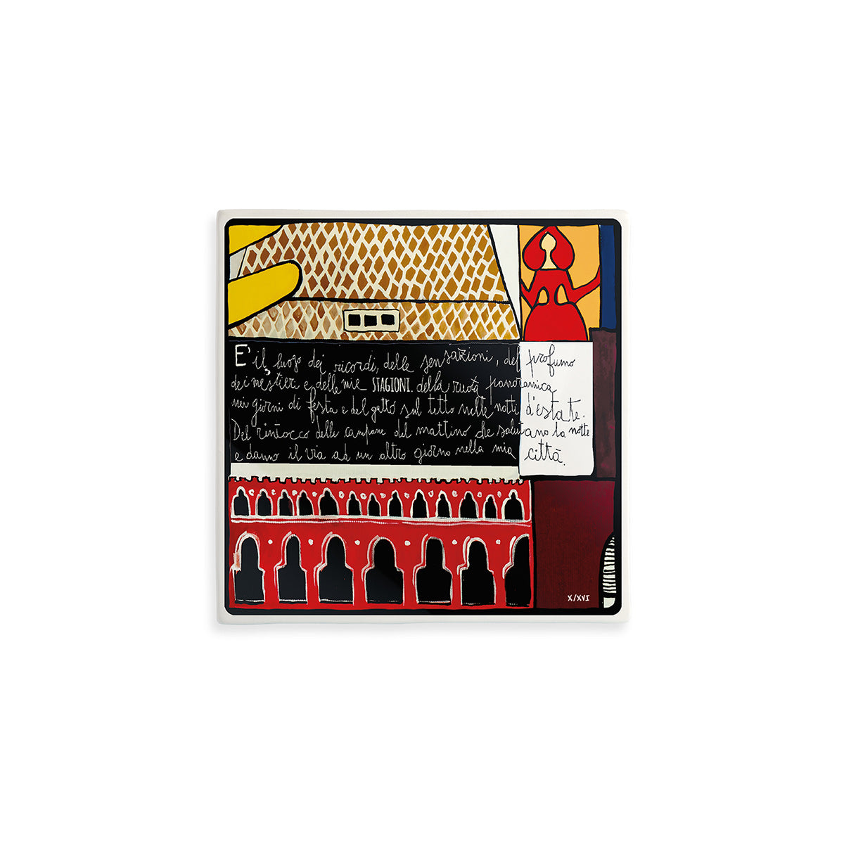 Formella "Novella" X-XVI 11X11